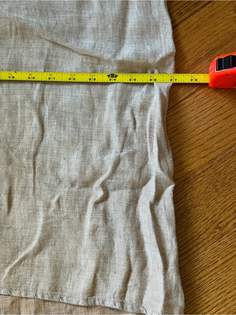 Rare Vintage FLAX Engelhart 100% Linen Farmhouse Jumper Dress M Boho Lagenlook - Picture 11 of 11